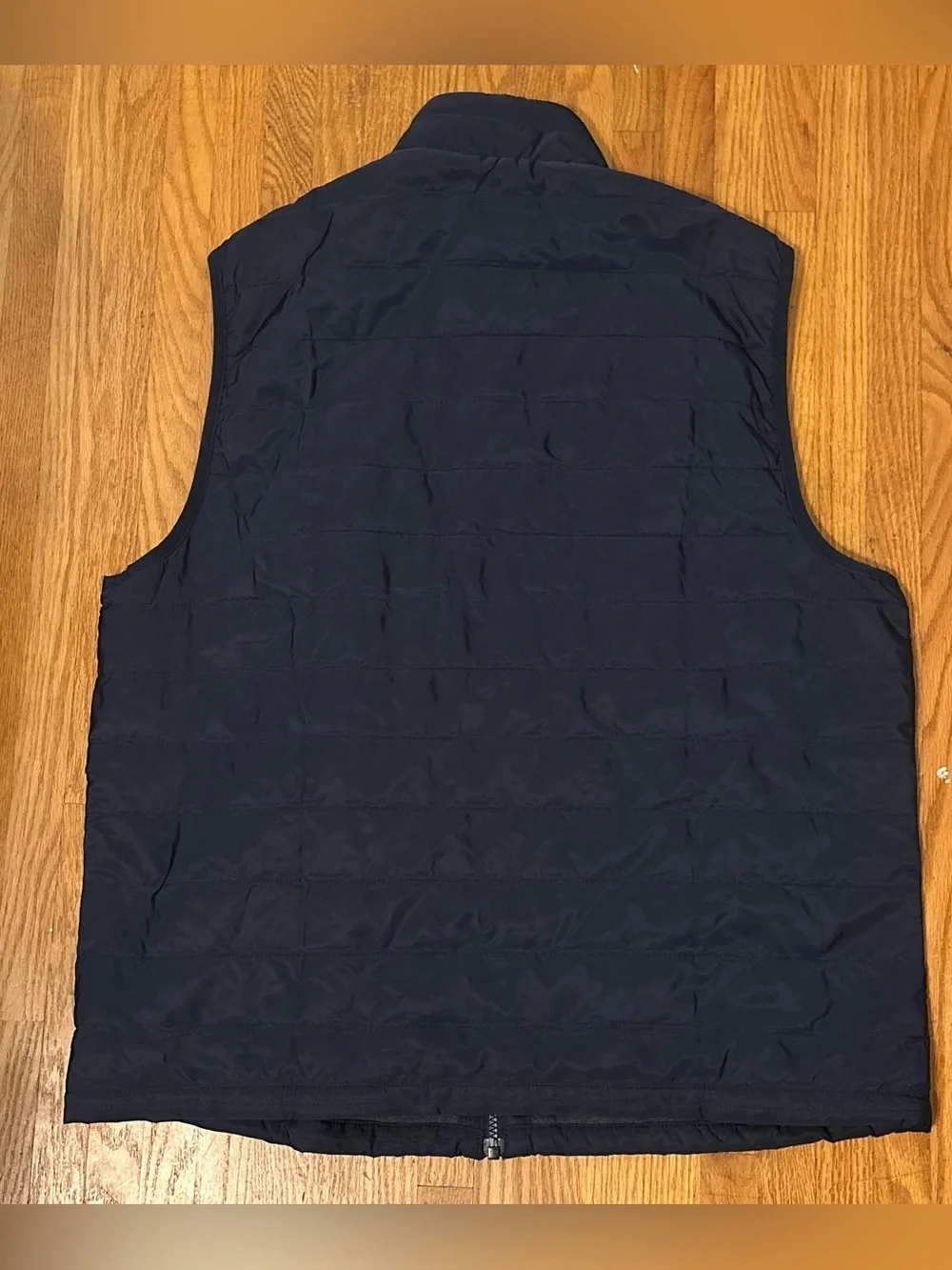 Men’s Banana Republic Quilted Full-Zip Vest Size Large Navy Blue NWOT